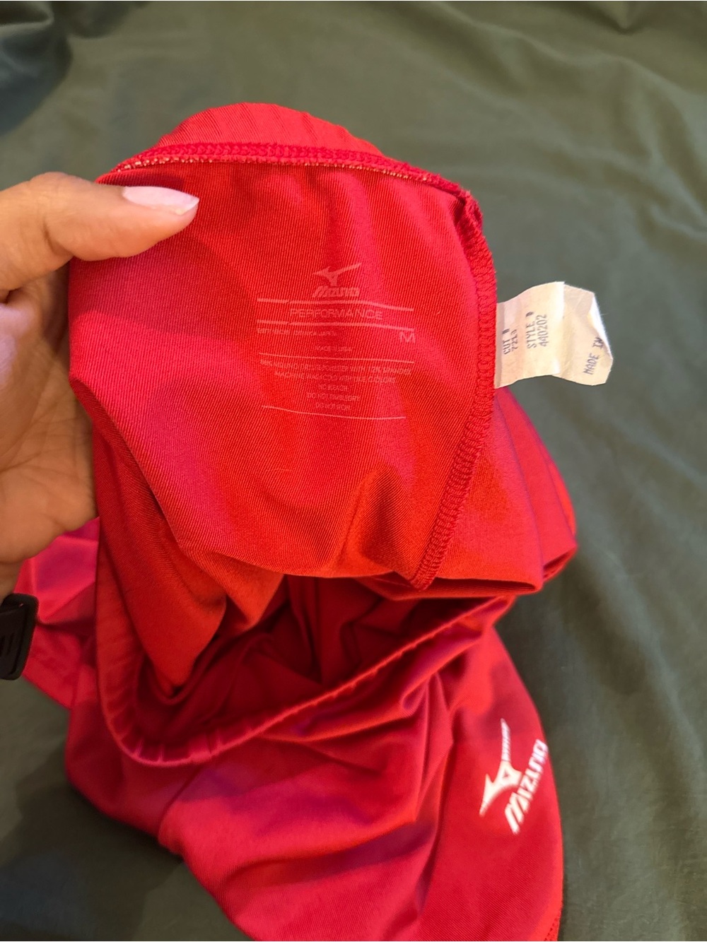 Mizuno Red Volleyball Shorts - Picture 5 of 5